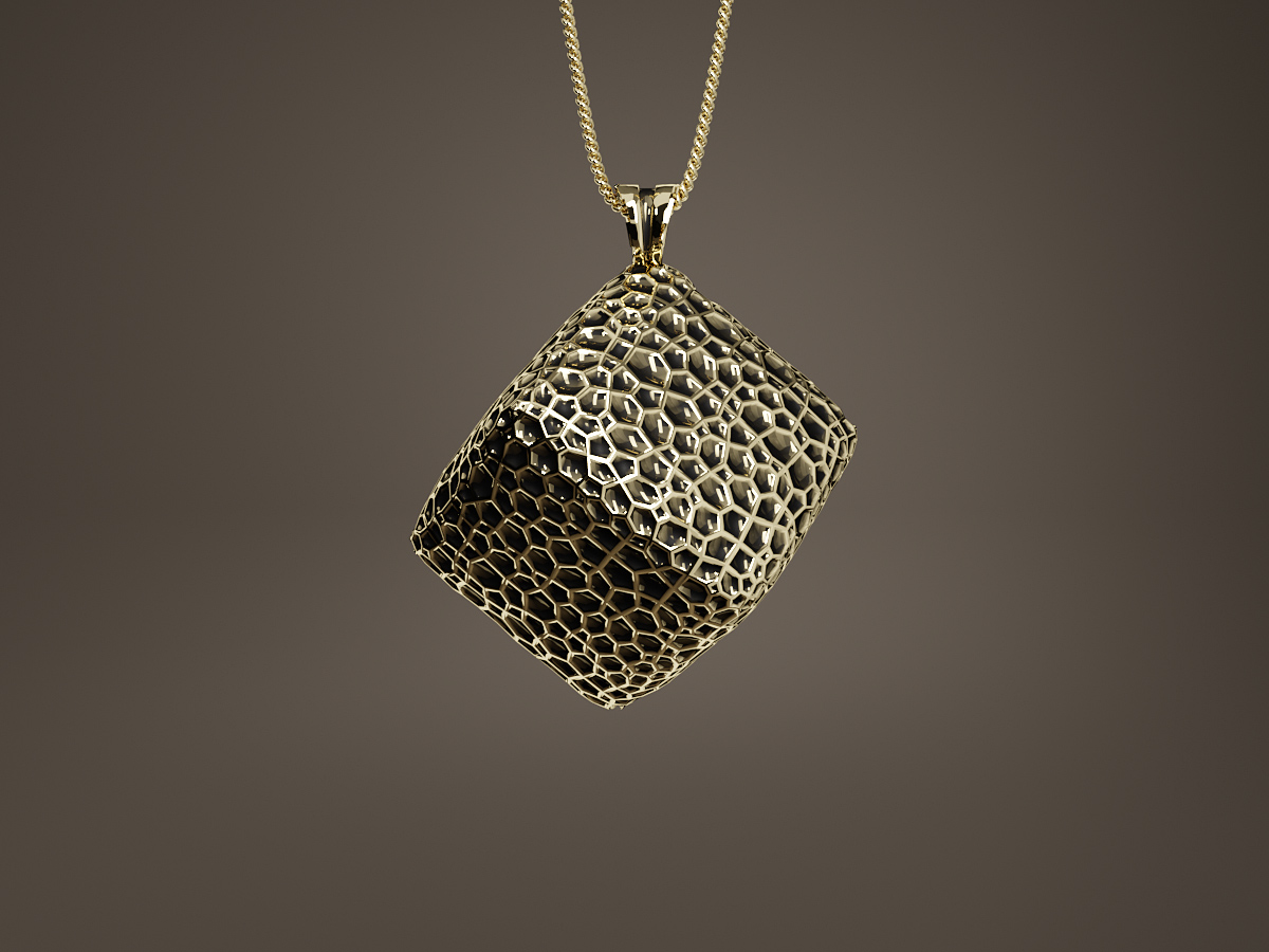 Product 3D Rendering. Custom Jewellery Design.